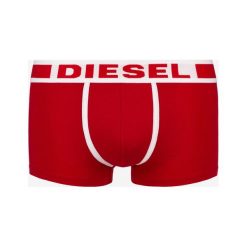 Diesel Bokserki Czerwony. Czerwone bokserki męskie Diesel, bez wzorów, z elastanu. Za 111,95 zł.