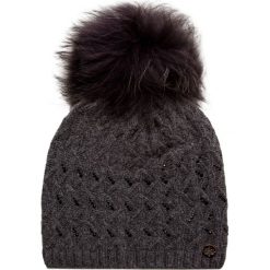 Czapka GRANADILLA CASHMERE SWAROSKI. Szare czapki damskie Granadilla, na zimę, bez wzorów, z wełny. Za 530,00 zł.