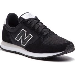 Sneakersy NEW BALANCE - U220FI Czarny. Czarne półbuty damskie New Balance, na co dzień, bez wzorów, ze skóry, eleganckie, bez zapięcia. W wyprzedaży za 209,00 zł.