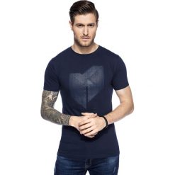 T-shirt BIAGIO TSGS000058. Niebieskie t-shirty męskie na lato, m, z nadrukiem, z bawełny. Za 99,00 zł.
