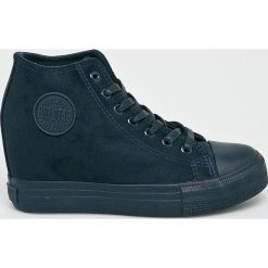 Big Star - Trampki. Niebieskie trampki i tenisówki damskie marki BIG STAR, z gumy, na sznurówki. W wyprzedaży za 79,90 zł.
