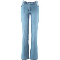 Boyfriendy damskie: Dżinsy BOOTCUT bonprix niebieski „medium bleached”