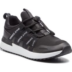 Sneakersy VERSACE JEANS - E0YTBSG3 70945 899. Czarne sneakersy męskie Versace Jeans, na co dzień, bez wzorów, z jeansu, klasyczne, bez zapięcia. Za 499,00 zł.
