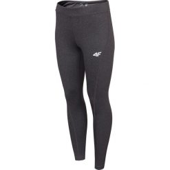 Legginsy treningowe damskie SPDF302 - szary melanż. Szare legginsy sportowe damskie marki 4f, melanż, z dzianiny, na fitness i siłownię. Za 99,99 zł.