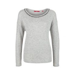 S.Oliver Sweter Damski 36 Szary. Szare swetry klasyczne damskie S.Oliver, s. W wyprzedaży za 93,00 zł.