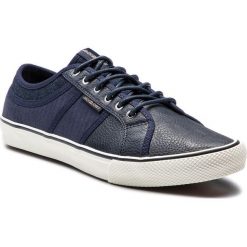 Tenisówki JACK&JONES - Jfwross 12140991 Navy Blazer. Niebieskie trampki męskie Jack&Jones, bez wzorów, z gumy, eleganckie, bez zapięcia. W wyprzedaży za 159,00 zł.