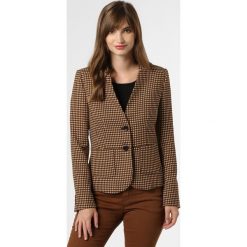 More & More - Blezer damski, beżowy. Brązowe bolerka i narzutki damskie More & More, bez wzorów, bez rękawów. Za 479,95 zł.