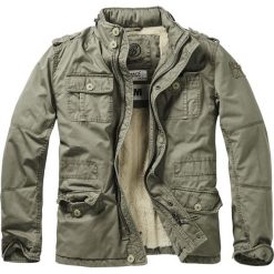 Brandit Britannia Winter Kurtka zimowa oliwkowy. Zielone kurtki męskie marki Brandit, na zimę, xl, z motywem zwierzęcym. Za 284,90 zł.