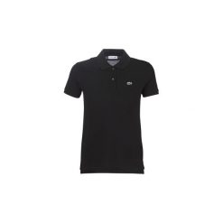 Koszulki polo z krótkim rękawem Lacoste PF7839. Czarne koszulki damskie Lacoste, bez wzorów, polo, z krótkim rękawem. Za 399,00 zł.