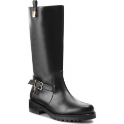 Kozaki PATRIZIA PEPE - 2V8215/A483-K103 Nero. Czarne buty zimowe damskie Patrizia Pepe, ze skóry. Za 1589,00 zł.