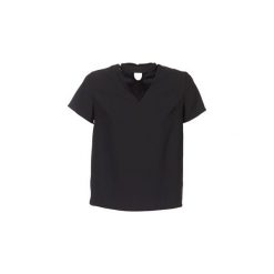 Bluzki Moony Mood GLASSI. Czarne bluzki damskie marki Moony Mood, s, bez wzorów, bez kołnierzyka, bez rękawów. Za 54,50 zł.