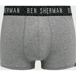 Ben Sherman - Bokserki (3-pack). Szare bokserki męskie Ben Sherman, bez wzorów, z elastanu. W wyprzedaży za 59,90 zł.