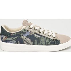 Pepe Jeans - Buty Kioto Jungle. Brązowe buty sportowe damskie Pepe Jeans, bez wzorów, z jeansu, sportowe. W wyprzedaży za 219,90 zł.