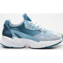 Sneakersy skórzane niebieskie Adidas Falcon W EF1963 - niebieski. Niebieskie buty sportowe damskie Adidas. Za 399,99 zł.