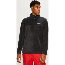 Columbia - Bluza. Czarne bluzy męskie Columbia, s, bez wzorów, z poliesteru, z kapturem, z krótkim rękawem, krótkie, bez kaptura. Za 169,90 zł.