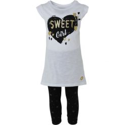 Spodnie dresowe dziewczęce: Lotto DOLLY Dres white/black