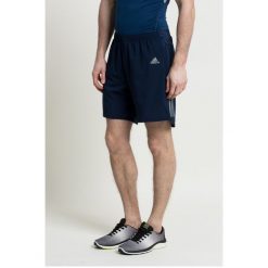 Adidas Performance - Szorty. Szare spodenki sportowe męskie marki adidas Performance, z poliesteru, sportowe. W wyprzedaży za 99,90 zł.
