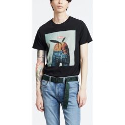 Levi's® Koszulka Czarny. Czarne podkoszulki męskie s, z nadrukiem, z bawełny, z krótkim rękawem. Za 137,95 zł.