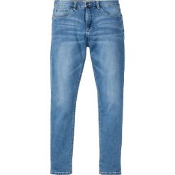 Dżinsy "multi-stretch" Regular Fit Tapered bonprix niebieski "bleached”. Niebieskie jeansy męskie bonprix, m, bez wzorów. Za 109,99 zł.