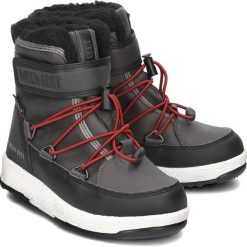 Moon Boot Boy Boot WP - Śniegowce Dziecięce - 34051600002 29. Czarne buty chłopięce zimowe marki Moon Boot. Za 242,60 zł.