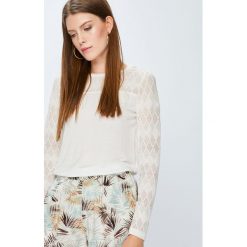 Jacqueline de Yong - Bluzka Renee. Zielone koszule damskie Jacqueline de Yong, s, bez wzorów, z elastanu, casualowe, z okrągłym kołnierzem, bez rękawów. W wyprzedaży za 39,90 zł.