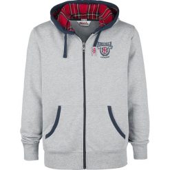 Bejsbolówki męskie: Lonsdale London Dodford Bluza z kapturem rozpinana szary