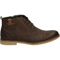 Botki męskie - 305 NAB TDM. Brązowe botki męskie Venezia, z nubiku. Za 249,00 zł.
