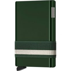 Secrid - Portfel. Zielone portfele damskie Secrid, bez wzorów, z materiału. Za 229,90 zł.