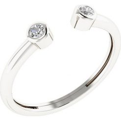 Złoty pierścionek z diamentami. Szare pierścionki damskie Art of Diamond & Co., z diamentem, złote. W wyprzedaży za 527,95 zł.