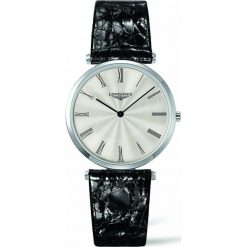 LONGINES La Grande Classique de Longines L4.755.4.71.2. Szare zegarki męskie LONGINES, srebrne. Za 4260,00 zł.