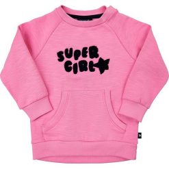 Bluza w kolorze jasnoróżowym. Czerwone bluzy niemowlęce MeToo, z aplikacjami, z bawełny. W wyprzedaży za 62,95 zł.