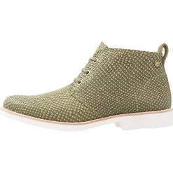 Botki damskie lity: Panama Jack GIOVANNA SNAKE Ankle boot green