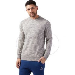 BLUZA Reebok EL MARBLE GROUP CREW CE3921. Bluzy męskie Reebok, m, bez wzorów, z dzianiny, sportowe, bez kołnierzyka, bez rękawów, bez kaptura. Za 179,99 zł.