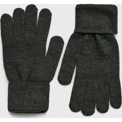 Trussardi Jeans - Rękawiczki. Czarne rękawiczki męskie Trussardi Jeans, z dzianiny. Za 149,90 zł.