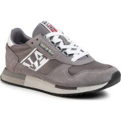 Sneakersy NAPAPIJRI - Virtus NA4ERY Dark Grey 198. Szare sneakersy męskie Napapijri, na co dzień, bez wzorów, z zamszu, bez zapięcia. Za 429,00 zł.