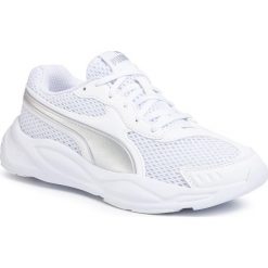 Sneakersy PUMA - 90s Runner Mesh Jr 372926 01 White/Silver/Gray Violet. Białe sneakersy damskie Puma, ze skóry ekologicznej. W wyprzedaży za 129,00 zł.
