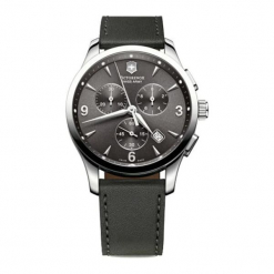 Zegarek "241479" w kolorze czarnym. Czarne zegarki męskie marki Victorinox, ze stali. W wyprzedaży za 2239,95 zł.