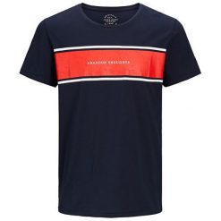Jack&Jones Męska Koszulka Jorshakedown Tee Ss Crew Neck Total Eclipse (Rozmiar S). Czarne koszulki męskie marki Jack&Jones, s, bez wzorów, bez kołnierzyka, bez rękawów. W wyprzedaży za 47,00 zł.