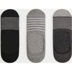 Mango Man - Stopki Pinkra (3-pack). Szare skarpetki męskie Mango Man, bez wzorów, z elastanu. Za 49,99 zł.
