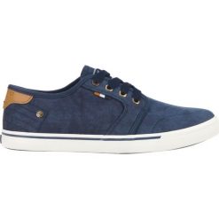 Wrangler Mitos Derby Tenisówki Niebieski. Niebieskie półbuty męskie Wrangler, z materiału. Za 223,95 zł.