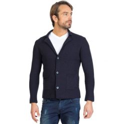 Sir Raymond Tailor sweter męski, XL, ciemnoniebieski. Niebieskie swetry męskie Sir Raymond Tailor, xl, bez wzorów, bez kołnierzyka, bez kaptura. W wyprzedaży za 209,00 zł.