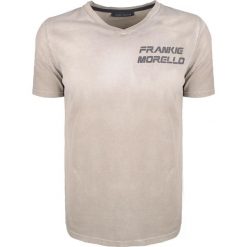 Frankie Morello T-shirt. T-shirty męskie Frankie Morello, bez wzorów, z bawełny, bez kołnierzyka. Za 249,00 zł.