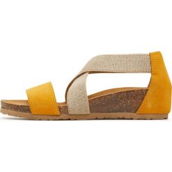 IGI & CO damskie sandały 40 żółte. Żółte sandały damskie Igi co, w paski, bez obcasa, z paskami. Za 219,00 zł.