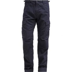 Carhartt WIP AVIATION COLUMBIA Bojówki dark navy rinsed. Niebieskie spodnie męskie marki Carhartt WIP, m, bez wzorów, z bawełny. Za 389,00 zł.