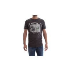 T-shirty z krótkim rękawem Jack Jones 12131770 LEVER. Szare t-shirty męskie Jack & Jones, s, bez wzorów, bez kołnierzyka, krótkie. Za 46,07 zł.