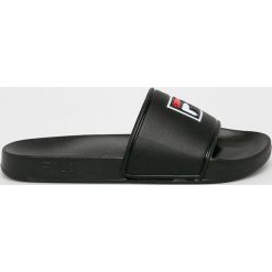 Fila - Klapki Palm Beach Slipper. Czarne kapcie męskie Fila, z gumy. W wyprzedaży za 79,90 zł.
