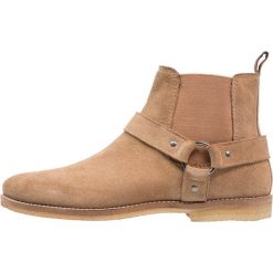 Botki męskie: Topman EIGER HARNESS Botki kowbojki i motocyklowe sand
