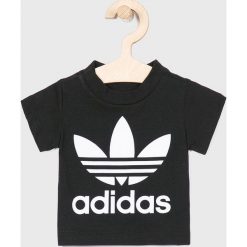 Adidas Originals - T-shirt dziecięcy 62-104 cm. Czarne t-shirty chłopięce adidas Originals, z nadrukiem, z bawełny, bez rękawów. Za 59,90 zł.