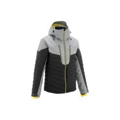 Kurtka SKI-P JKT 900 WARM. Czarne kurtki męskie bomber WED'ZE, m, z puchu. Za 499,99 zł.