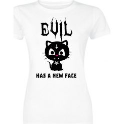 Bluzki damskie: Evil Has A New Face Koszulka damska biały